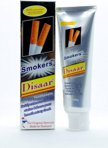 Disaar. Отбеливающая зубная паста для курильщиков, Whitening  Toothpaste (for smokers), 100г.