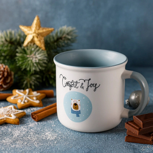 Кружка WINTER ANIMALS медведь 350мл