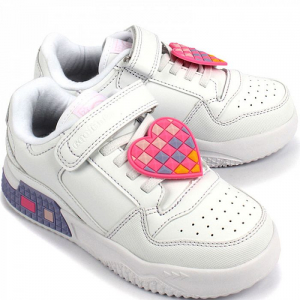 AL9215 бел Кроссовки для девочек (30-35)/6