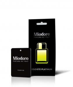 Ароматизатор воздуха MIODORE - Egoiste platinum (подвесной картонный)