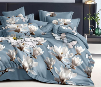 Наволочка Голубая магнолия бязь