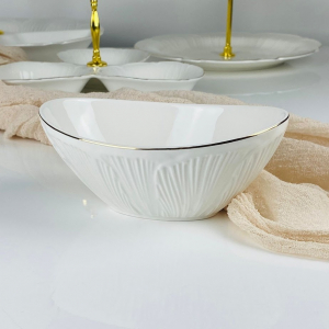 109-280 Овальный салатник 16,5см ORCHIDEA в под.уп.(х24)Фарфор