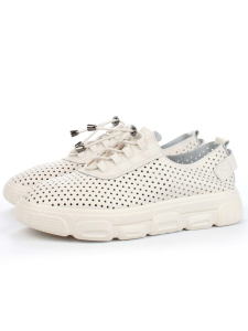 05-SD1-1D BEIGE Кроссовки женские (натуральная кожа)