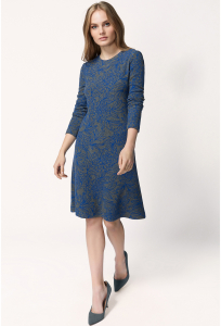 Платье Bazalini 4021 серо-синий