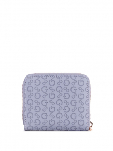 Bowie Debossed Zip-Around Wallet