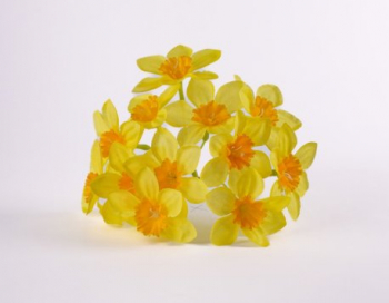 Искусственные цветы, Голова нарцисса крупная (12 гол.) для ветки, венка