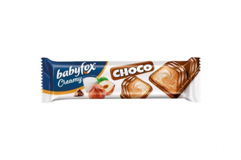 «BabyFox», вафельный батончик Creamy Choco, 23 г (упаковка 24 шт)