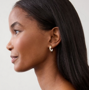 Seed Pearl Mini Hoop Earrings