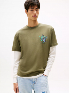 Tommy Jeans Garment-Dyed Slub T-Shirt