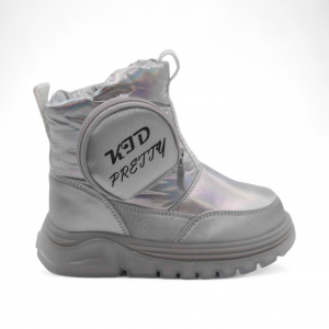 Дутики зимние С6063-28 серебро