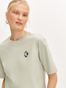 Футболка из хлопка с принтом