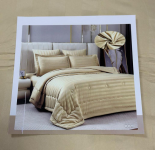 КПБ EFOR SATIN модель 2 с одеялом бежевый 1,5