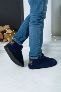 УГГИ UGG BOOTS WOOL цвет Индиго (ВОЙЛОК)