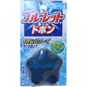 Bluelet Dobon Очищающая и дезодорирующая таблетка для бачка унитаза, с ароматом мяты и эффектом окрашивания воды, 60 гр.