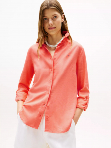 Linen-Blend Shirt