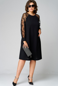 Платье EVA GRANT 7279 чёрный