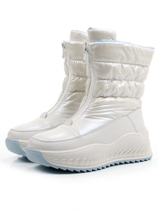 02-S77-35 WHITE/PEARL Сапоги 