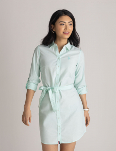 SOLID OXFORD DRESS