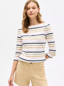 Stripe Boatneck T-Shirt