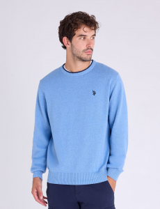 SOLID CREW NECK SWEATER