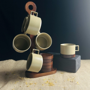 235-111 Чайный набор 12пр. 220мл на подставке TROPICAL в под.уп.(х8)Фарфор