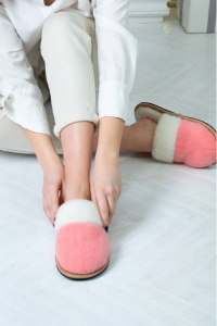 Шлепанцы домашние цвет Лосось (ЭВАПЛАСТ)