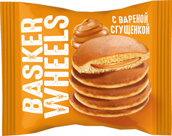 «Basker Wheels», pancake с вареной сгущенкой, 36г