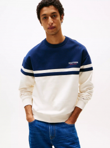 Monotype Logo Colorblock Sweatshirt