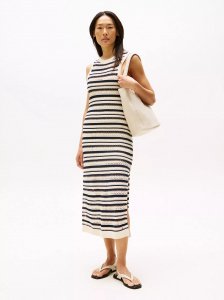 Sleeveless Crochet Midi Dress