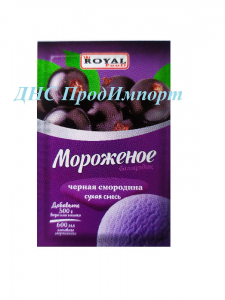 Мороженое черная смородина100 гр. сухая смесь 1/60