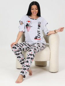 Миу - Миу - пижама серый