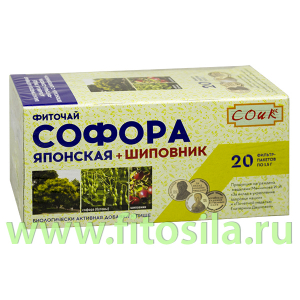 Софора японская + с шиповником фиточай - БАД, 