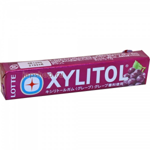 Lotte Xylitol Gum Grape Bottle Резинка жевательная, подушечки, виноград, 21 гр (49777048)