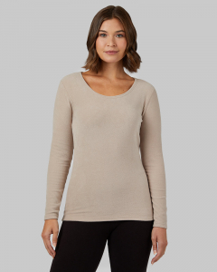 WOMEN'S HEAVYWEIGHT FLEECE BASELAYER SCOOP TOP