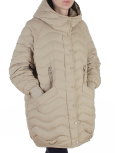 H-8912 BEIGE Куртка пуховая женская