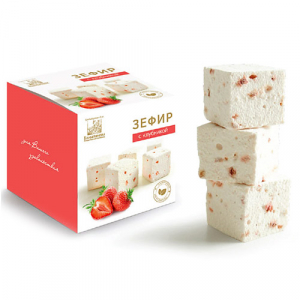 Зефир с клубникой фас. 0,180  (9шт/кор)