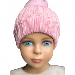 2151 Шапка зимняя для девочек TuTu