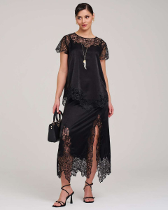 Юбка c кружевом GU001