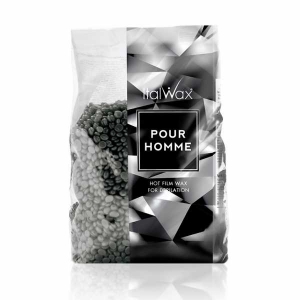 Воск горячий (пленочный) в гранулах для депиляции POUR HOMME мужской ITALWAX
