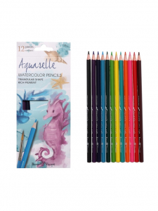 Карандаши акварельные 12цв BrunoVisconti . DREAM WORLD