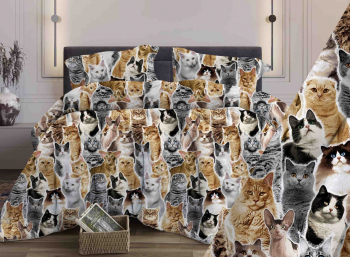 Комплект постельного белья Мягкие лапки бязь