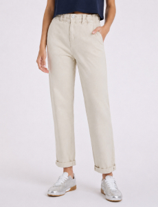 HIGH RISE PAPERBAG CROP PANT