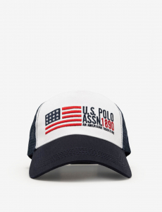 MENS USPA FLAG TRUCKER HAT