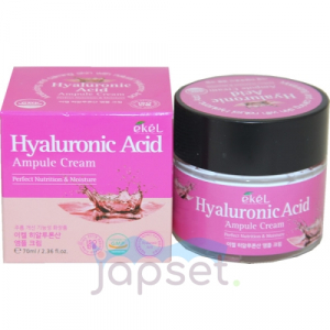 Hyaluronic Acid Ampule Cream Perfect Ампульный крем для лица с гиалуроновой кислотой, 70 мл.