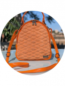 РАСПРОДАЖА Сумка - рюкзак AB.Z · Pelle · mochila 421 (650) NARANJA В НАЛИЧИИ В РОССИИ