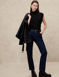 Merino Wool Mock-Neck Sweater
