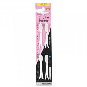 Насадки Ionpa Home: Антибактериальные + 2 уровня щетины. Сред. жесткость, 4 шт.