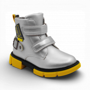 Ботинки демисезонные PV602-2-4 серебро