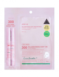VT Cosmetics Интенсивная двухфазная маска для лица с коллагеном / Collagen Reedle Shot 300 2step Mask, 1,5 г + 27 г