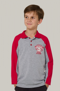 лонгслив поло для мальчика М 058/1-03 -50%